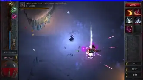 Animated GIF of halls of torment sorceress gameplay