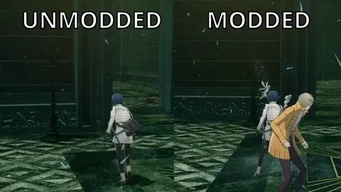 Metaphor: ReFantazio animated movement comparison: choppy vs smooth turning