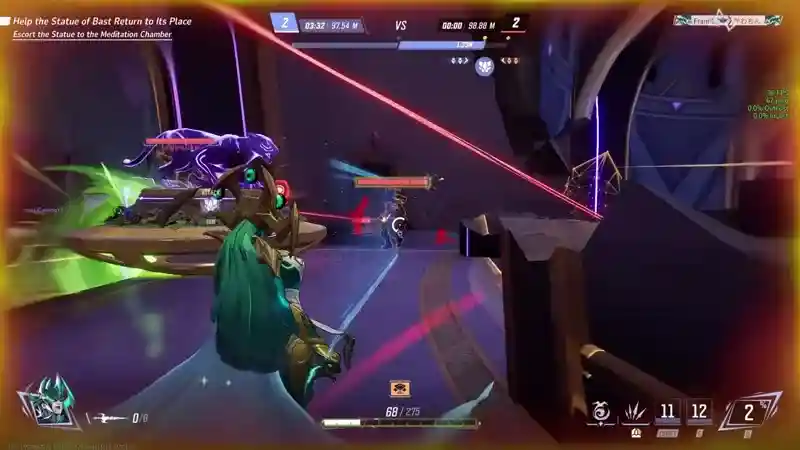 Hela getting a pentakill in a competitive Marvel Rivals match