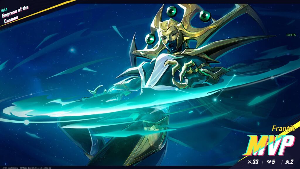 Getting an MVP as Hela in a competitive match