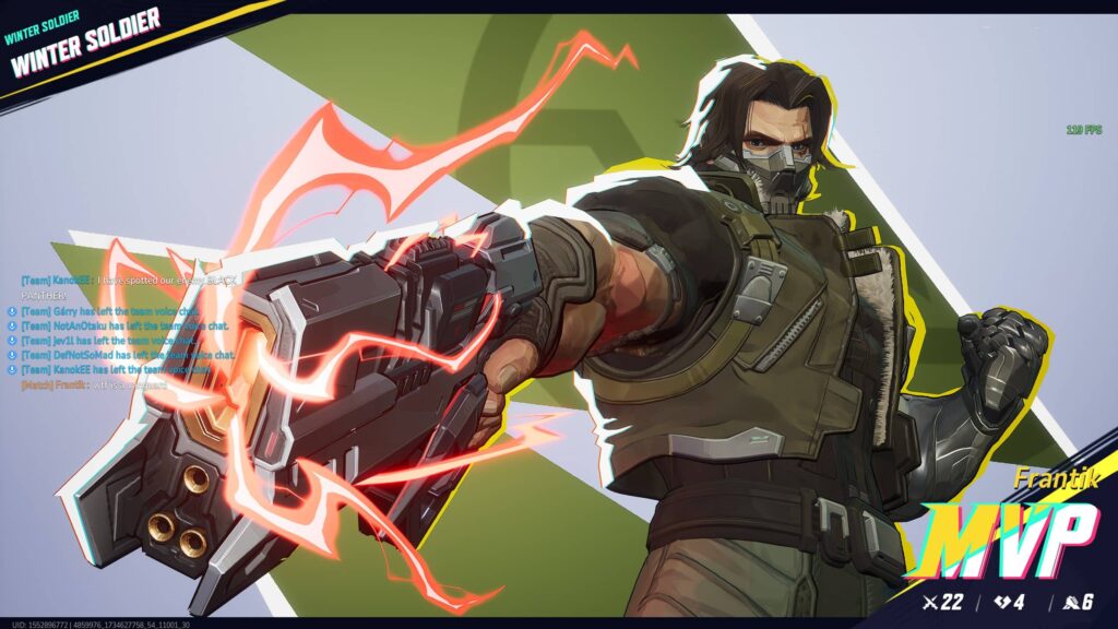 Getting an MVP as Bucky in Marvel Rivals