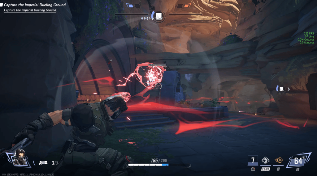 Hitting a Storm player with Tainted Voltage