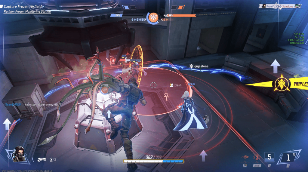 Aiming Winter Soldier's Kraken Impact at a low HP enemy