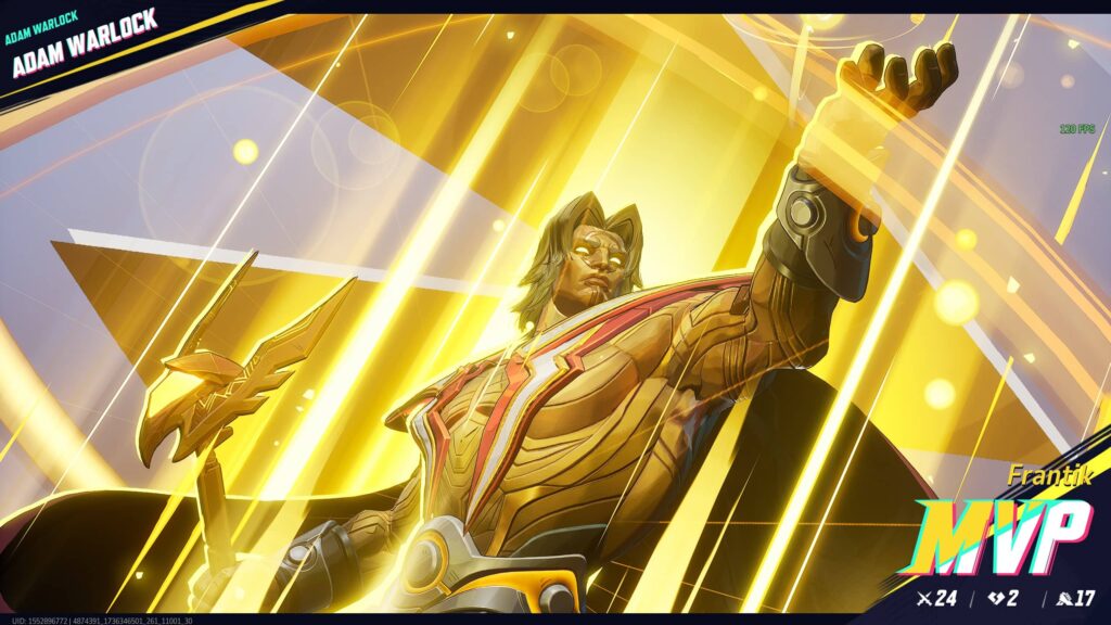 Getting an MVP as Adam Warlock