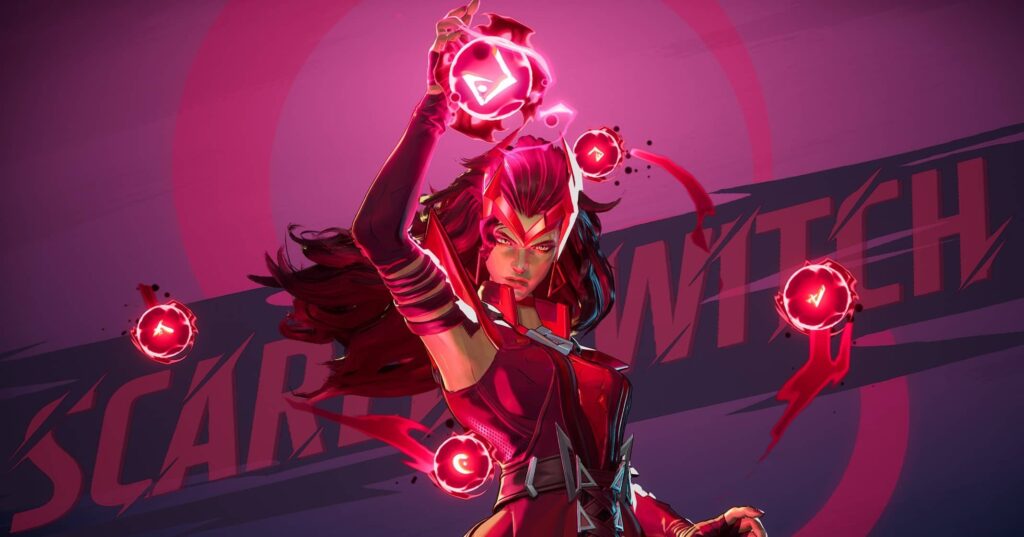 Marvel Rivals Scarlet Witch's intro screen thumbnail