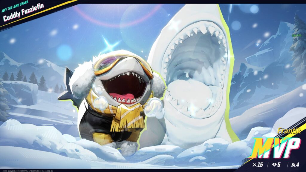 Getting an MVP as Jeff the Land Shark in Marvel Rivals
