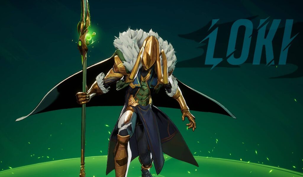 Marvel Rivals Loki intro splash screen