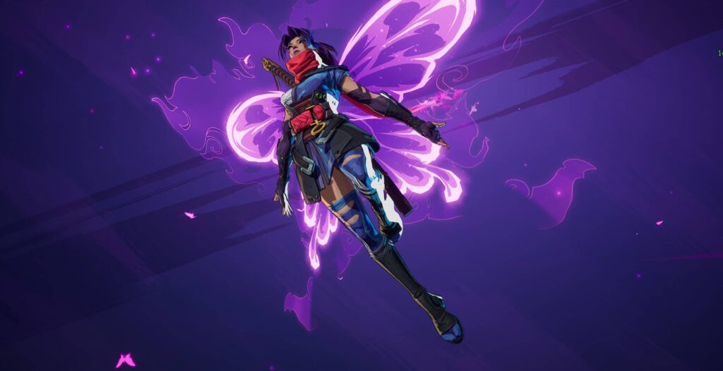 Marvel Rivals Psylocke intro screen with no text