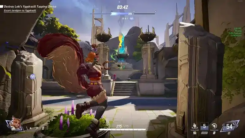 Defeating a Spider-Man in a tight area as Squirrel Girl