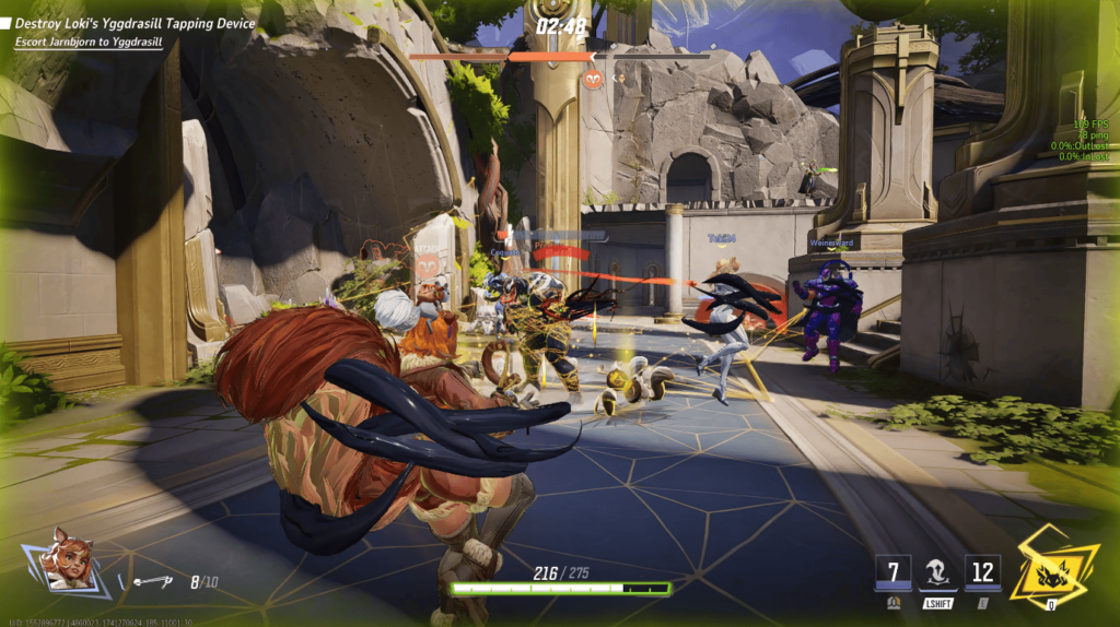 Hitting Venom with a Squirrel Blockade after he dove my team