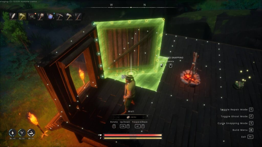RuneScape: Dragonwilds building system example