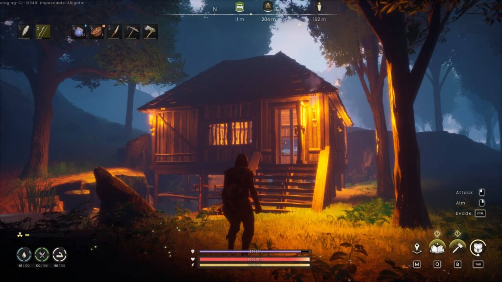 My small hut in RuneScape: Dragonwilds