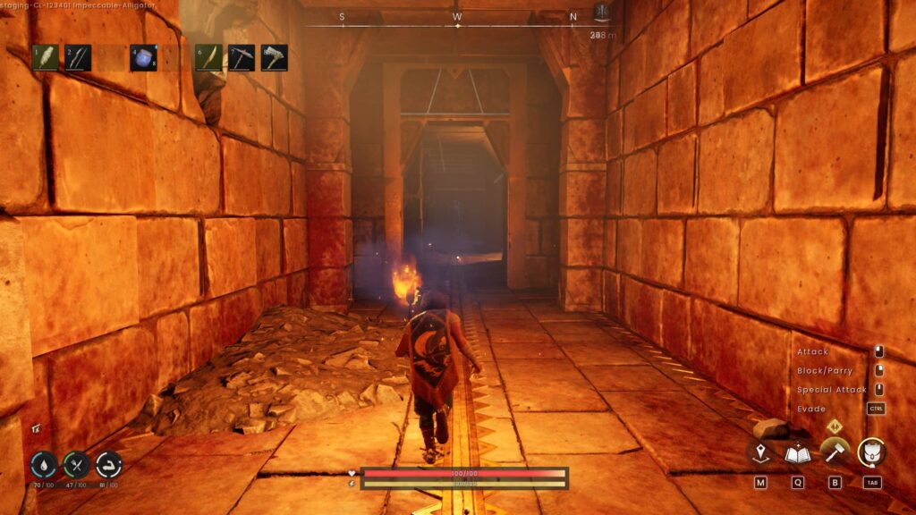 Exploring a dungeon in RuneScape: Dragonwilds