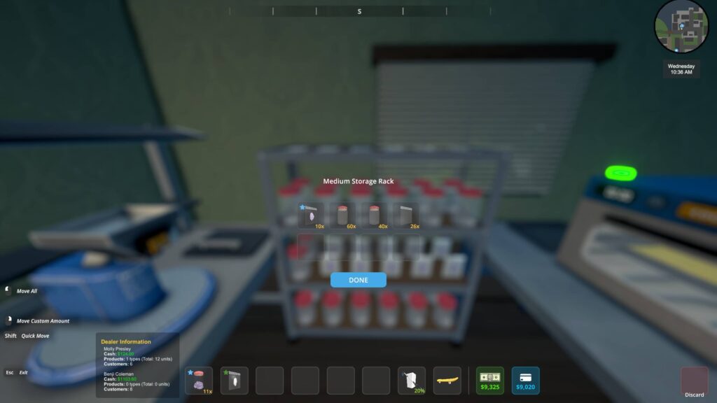 The Better Stacks mod in action, with items far exceeding the default limit