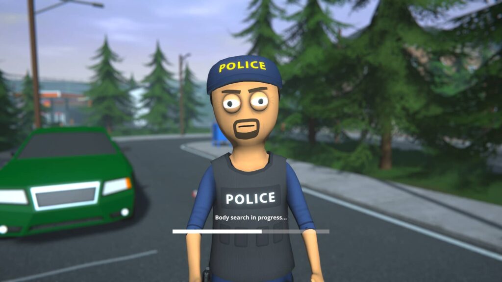 Schedule 1 police officer searching the player