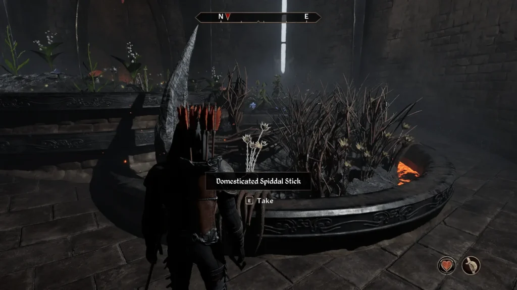 The indoor garden at Frostcrag Spire