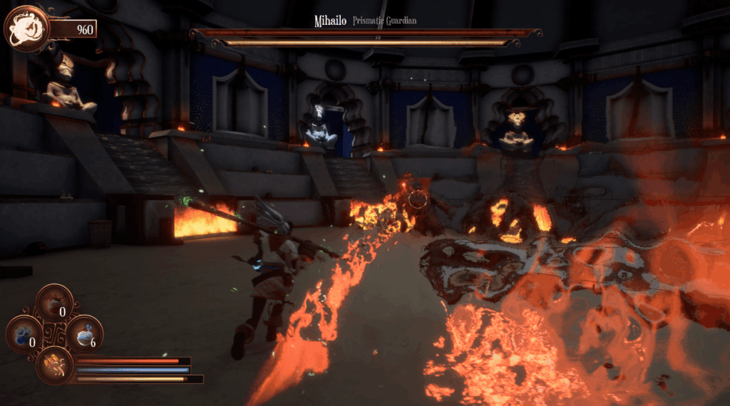 Getting attacked by Mihailo in chapter 1