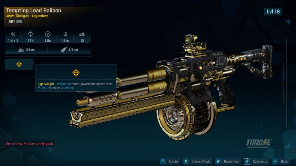 The legendary shotgun "Lead Balloon" that I was talking about