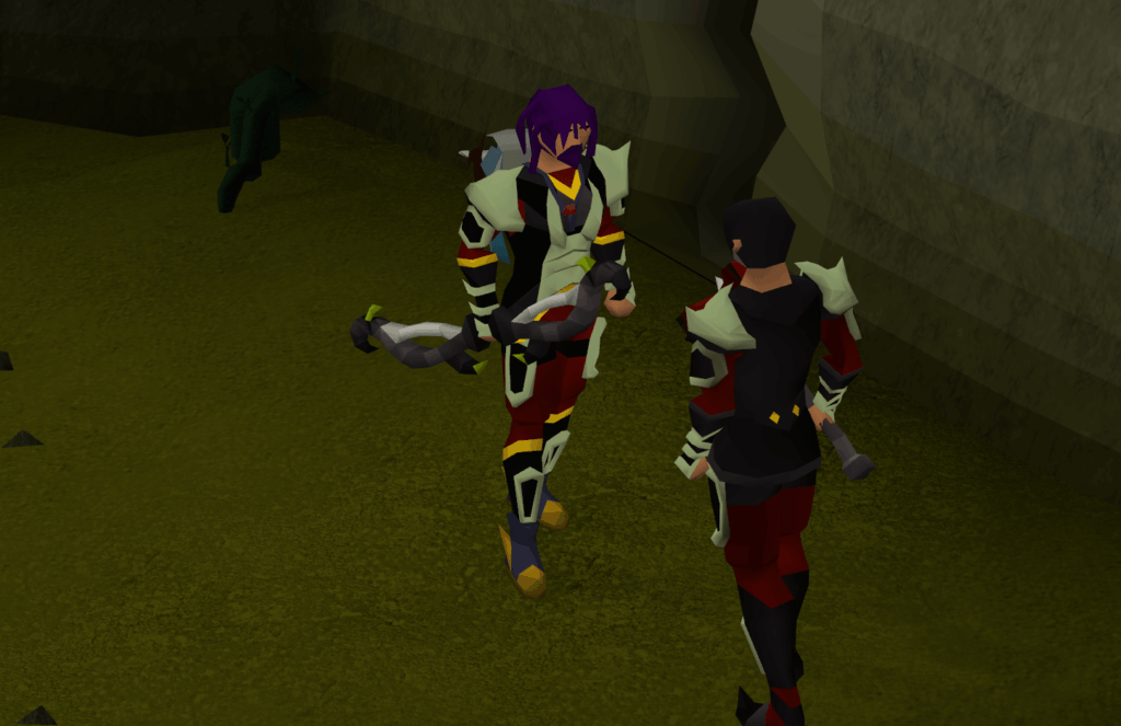 Thumbnail for the Grid Master guide - My character holding a Twisted Bow