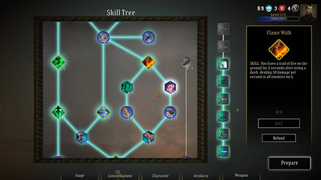 Vampire Hunters skill tree for the Scout character