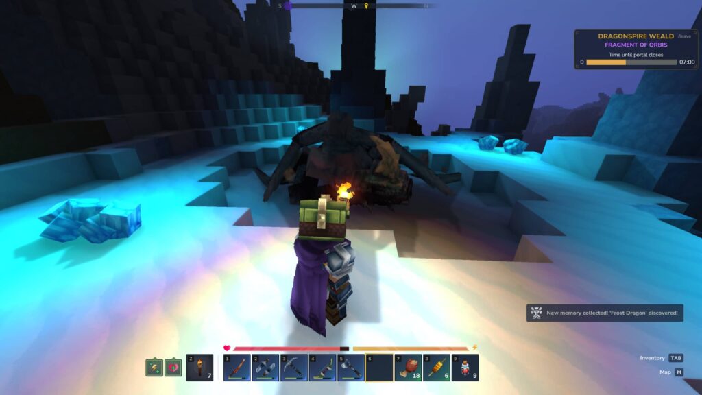 Discovering the Frost Dragon in Hytale
