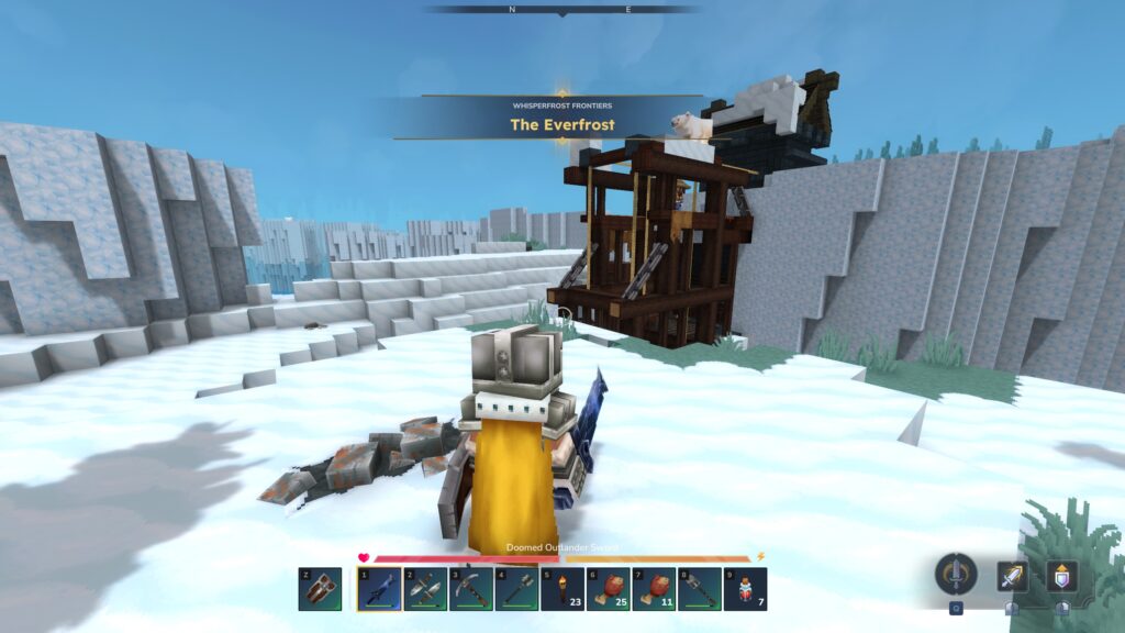 Entering the Everfrost and finding an Outlander mine