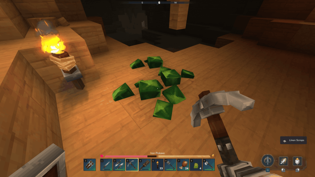 An example of Thorium ore deposits in Hytale