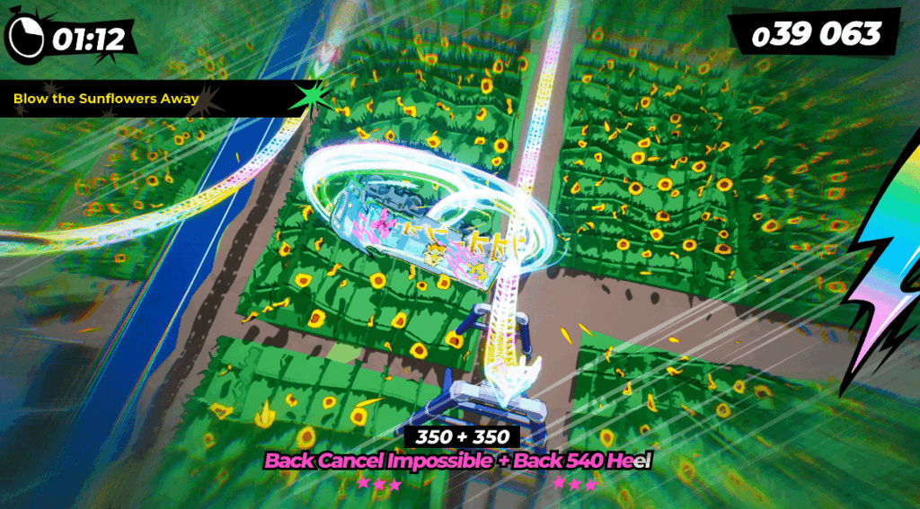 Performing a Back Cancel Impossible and Back 540 Heel in Denshattack