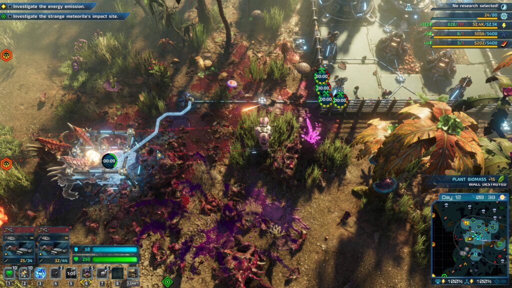 Defending against a stronger horde in The Riftbreaker