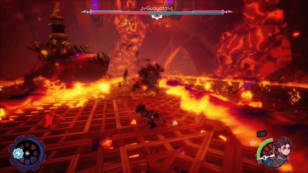 A boss fight in Duskfade