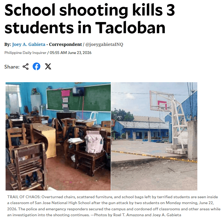 An article on the Tacloban incident