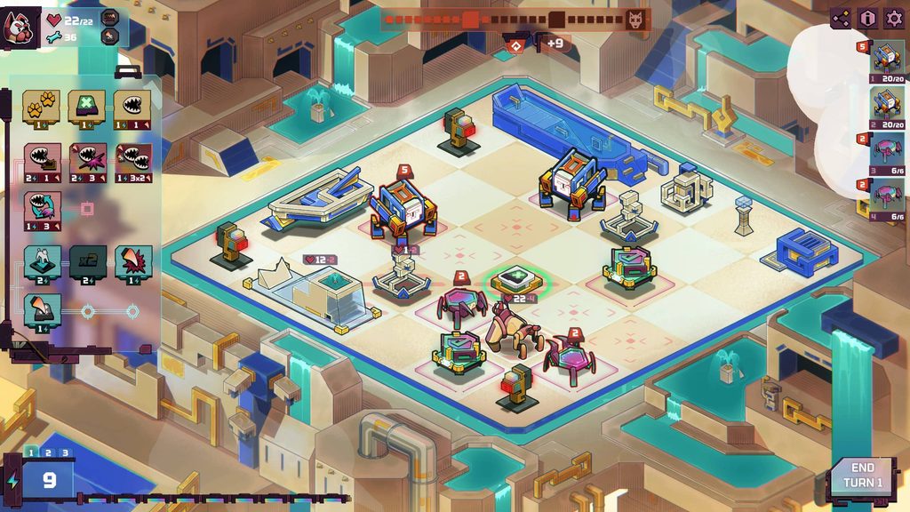 A boss fight in Dog in the Machine